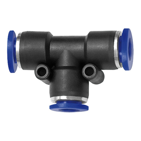 Riegler T-Steckverbindung »Blaue Serie « reduzierend, Schlauch-Ø 2x12/1x16