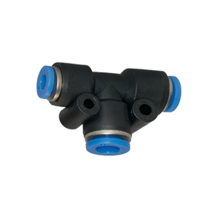 Riegler T-Steckverbindung »Blaue Serie«, reduzierend, Schlauch-Ø 2x10/1x8