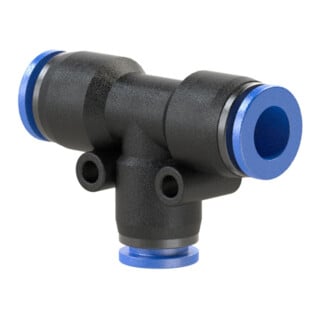 Riegler T-Steckverbindung »Blaue Serie«, reduzierend, Schlauch-Ã˜ 2x8/1x4