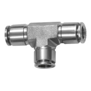 RIEGLER T-Steckverbindung aus Edelstahl, 20 bar