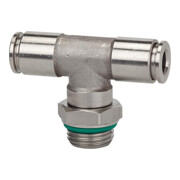 Riegler T-Steckverschra., drehbar, G 1/4 a., Schl.-Ã˜ 8, 15bar, ES 1.4404-1