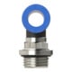 Riegler T-Steckverschraubung »Blaue Serie«, drehbar, G 1/4 außen Ø 10 mm