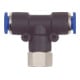 Riegler T-Steckverschraubung »Blaue Serie«, drehbar, G 1/4 innen, Ã˜ 8 mm-1