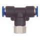Riegler T-Steckverschraubung »Blaue Serie«, drehbar, G 1/8 innen, Ã˜ 8 mm-1