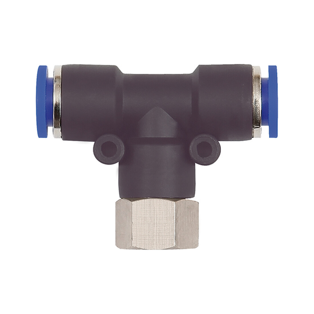 Riegler T-Steckverschraubung »Blaue Serie«, drehbar, G 1/8 innen, Ø 8 mm
