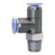 Riegler T-Steckverschraubung »Blaue Serie« mini, L-Form, drehbar, R 1/8, 130.018-4M