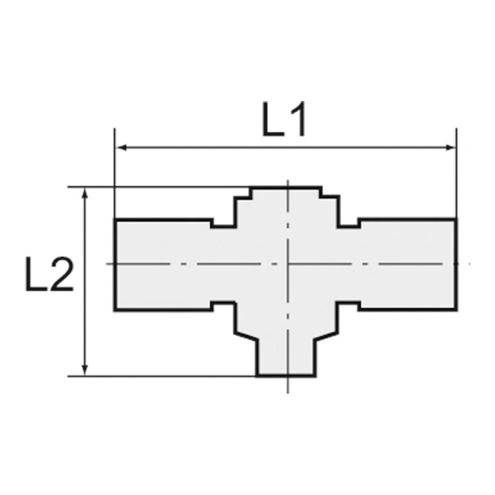 Riegler T-Steckverschraubung »click-clock«, drehbar, G 1/4 a., Schl-Ã˜ 8