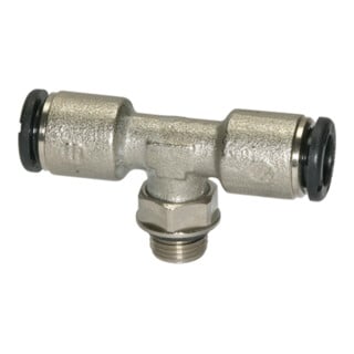 Riegler T-Steckverschraubung »click-clock«, drehbar, G 1/4 a.,Schlauch-Ã˜6