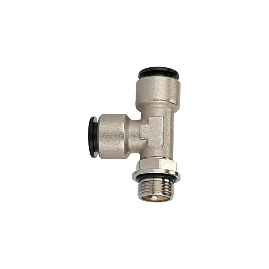 Riegler T-Steckverschraubung »click-clock«, drehbar, G 1/4 außen Ø 10 mm