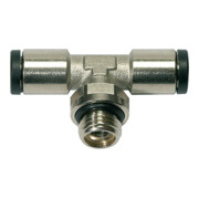 Riegler T-Steckverschraubung »click-clock«, drehbar, G 1/8 a.,Schlauch-Ã˜5-1