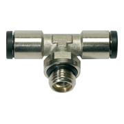 Riegler T-Steckverschraubung »click-clock«, drehbar, G 1/8 a.,Schlauch-Ã˜5