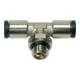 Riegler T-Steckverschraubung »click-clock«, drehbar, G 1/8 a.,Schlauch-Ø5