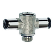 Riegler T-Steckverschraubung »click-clock«, drehbar, G 3/8 a., Schl-Ã˜ 10-1