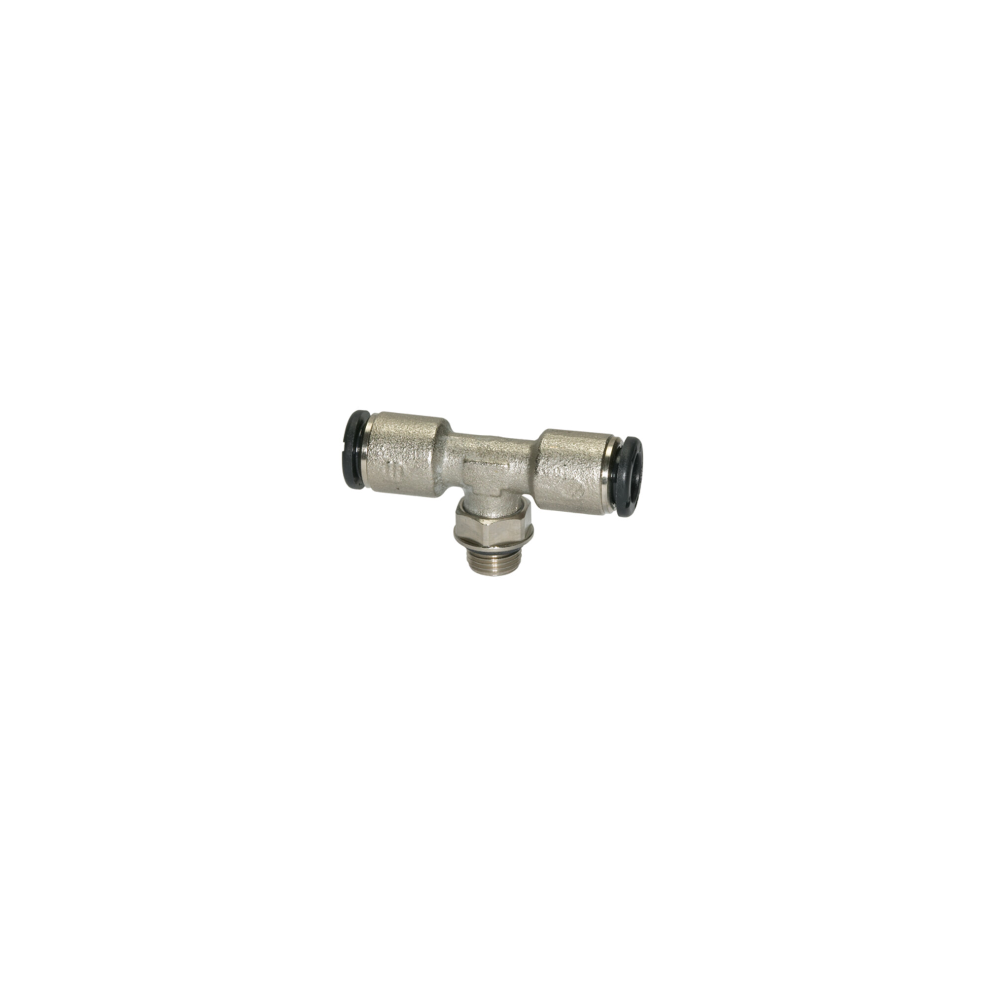 Riegler T-Steckverschraubung »click-clock«, drehbar, M5a, Schlauchà ̃ 4 SW9