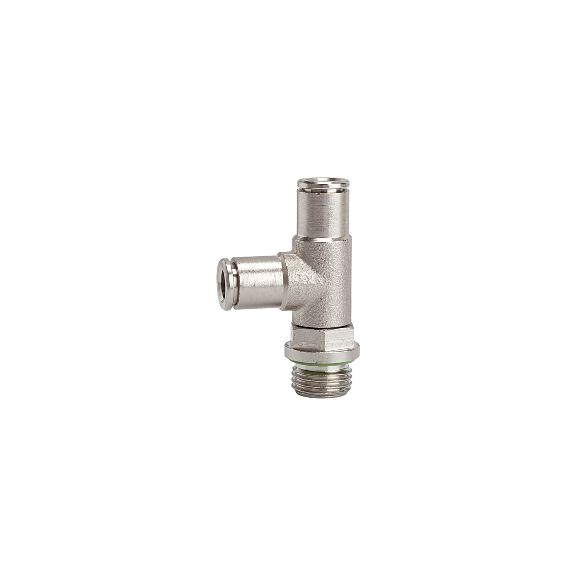 Riegler T-Steckverschraubung L-Form »metallica «, drehbar, G 1/4 a. Ã ̃ 6 mm