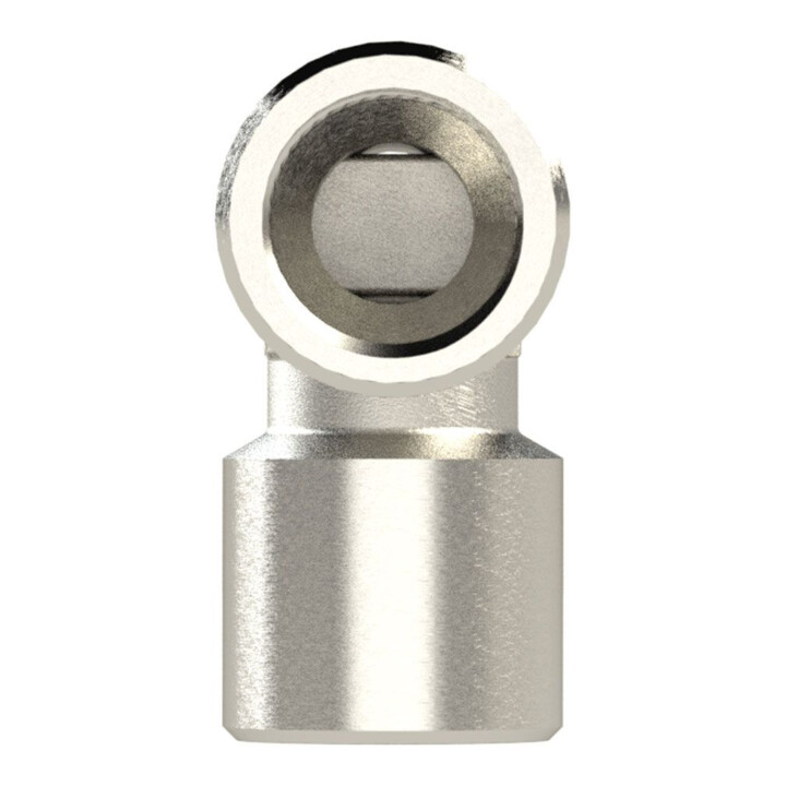 Riegler T-Stück, innen/innen/innen, G 1/4, SW 13, Messing vernickelt