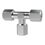 Riegler T-Verschraubung, Rohr-Außen-Ã˜ 8 mm, Stahl verzinkt, TV8SST-1