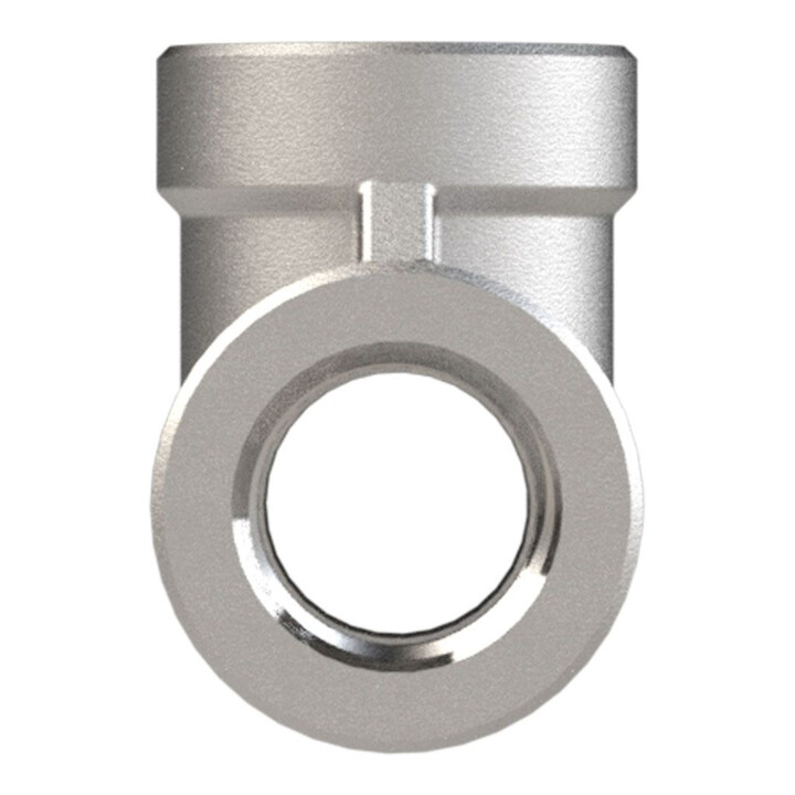 Riegler T-Verteiler, 3 x innen, Rp 1/8, Edelstahl 1.4408