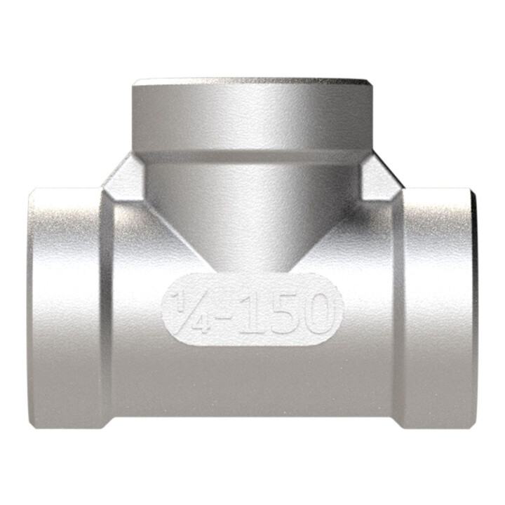 Riegler T-Verteiler, 3 x innen, Rp 1, Edelstahl 1.4408