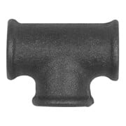 Riegler Té 130, 3 x Rp 1/2 i., Fonte malléable noire-1