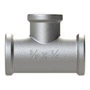 Riegler Té 130, FI/FI/FI, Rp 2, dérivation T Rp 1/2, fonte malléable noire-3