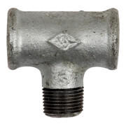 Riegler Té 133, FI/ME/FI, Rp 3/8, fonte malléable noire galvanisée feu-1