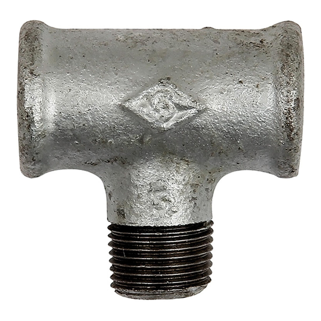 Riegler Té 133, FI/MI/FI, Rp 1/2, fonte malléable noire galvanisée à chaud