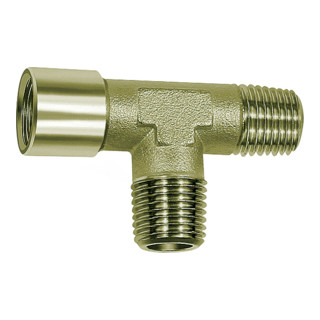 Riegler Té, ext./ext./int., G/R 3/4, SW 25, laiton nickelé