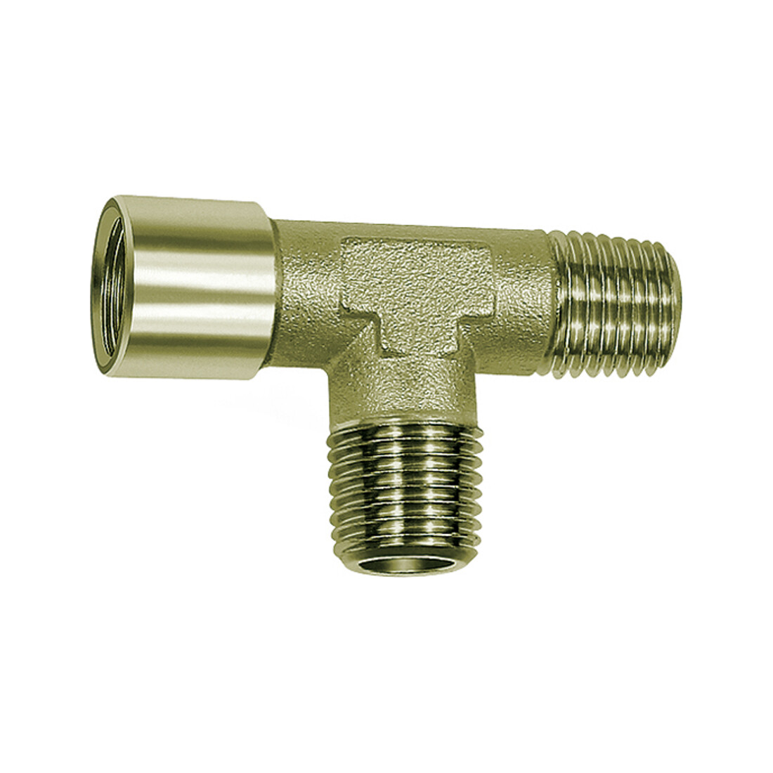 Riegler Té, ext./ext./int., G/R 3/4, SW 25, laiton nickelé