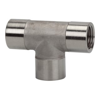 Riegler Té, intérieur/intérieur/intérieur, G 3/8, acier inoxydable 1.4404