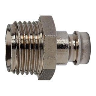 Riegler Temperier-Einstecknippel DN 6 mit Außengewinde, G 1/8, SW 11