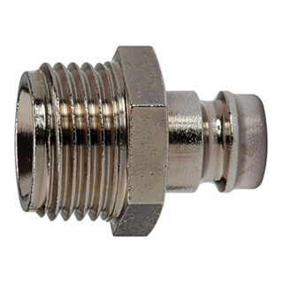 Riegler Temperier-Einstecknippel DN 6 mit Außengewinde, M14x1,5, SW 15