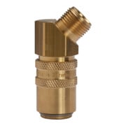 Riegler Temperierkupplung DN 9 mit Außengewindeanschluss, M16x1,5 45°-1