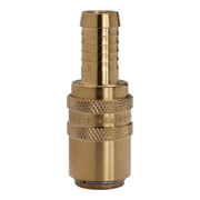 Riegler Temperierkupplung DN 9, Zapfen 13 mm, Absperrventil, Tülle gerade-1