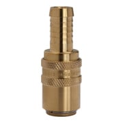 Riegler Temperierkupplung DN 9, Zapfen 13 mm, Schlauchtülle gerade-1