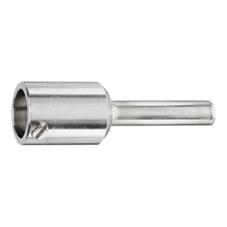 Riegler Tube de protection à souder, L2 = 140 mm, acier CrNi 1.4571
