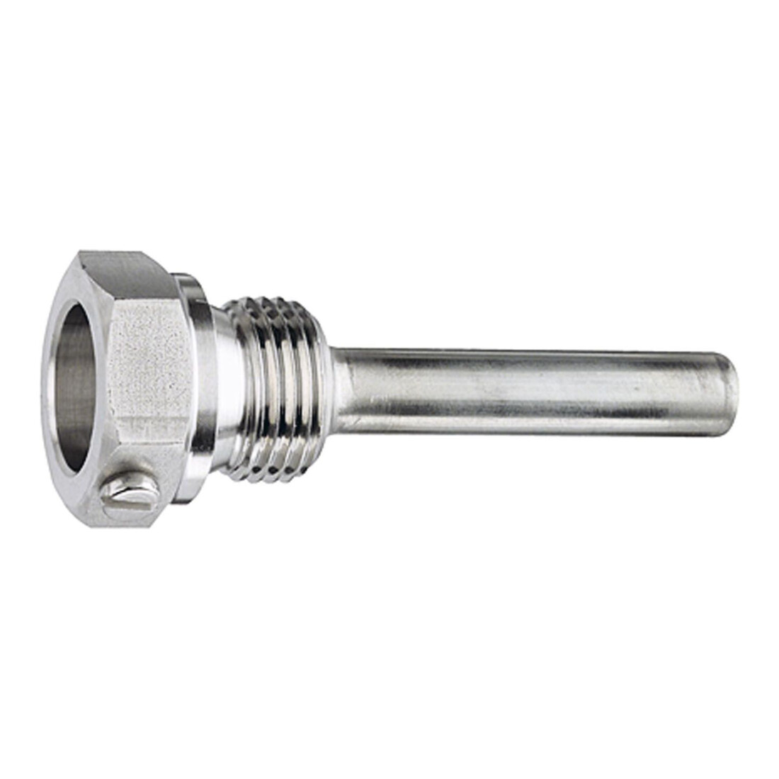 Riegler Tube de protection à visser, G 1/2, L1 = 63 mm, acier CrNi 1.4571