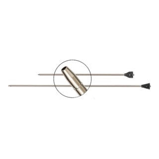Riegler Tube de rallonge, avec buse standard, 300 mm droite