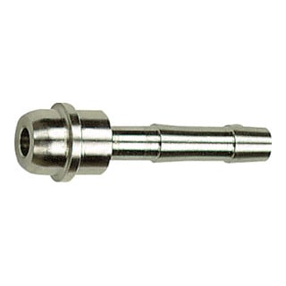 Riegler Tülle, Kugelnippel, für LW 6, für Ãœberwurfmutter G 1/8, ES 1.4571