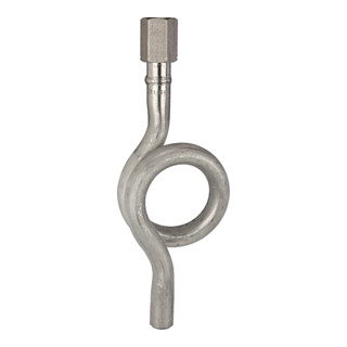 Riegler Tuyau sac d'eau circulaire, raccord soudé, G 1/2, acier CrNi