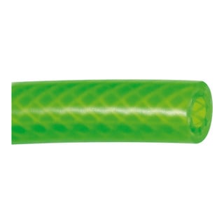 Riegler Tuyau tissé PVC vert fluorescent, Ø 20x13, rouleau 50 m