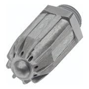 Riegler Ugello tondo silenzioso, M12x1,25, zinco pressofuso, Ø17mm