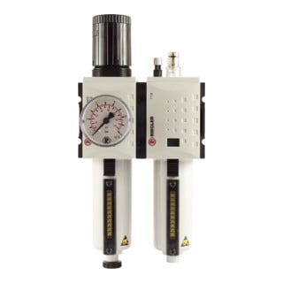 Riegler Unité de maintenance 2 pcs »FUTURA«, MBeh., BG2, G1/2, 0,5-16 bar, HA