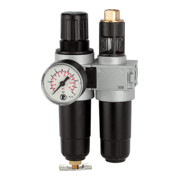 Riegler Unité de maintenance 2 pcs « multifix-mini », avec réservoir métal, G 1/4-1
