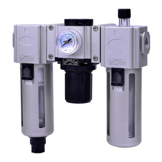 Riegler Unité de maintenance 3 pcs »GA«, récipient PC, BG 400, G1/2, 1,5-9 bar, VA