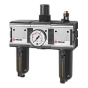 Riegler Unité de maintenance 3 pcs « multifix » avec réservoir métal, BG 4, G 3/4-1