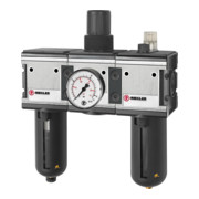 Riegler Unité de maintenance 3 pcs »multifix«, réservoir PC, panier de protection, BG 4, G 1-1