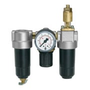 Riegler Unité de maintenance 3 pcs « Standard-mini » avec réservoir métal, G 1/8-1