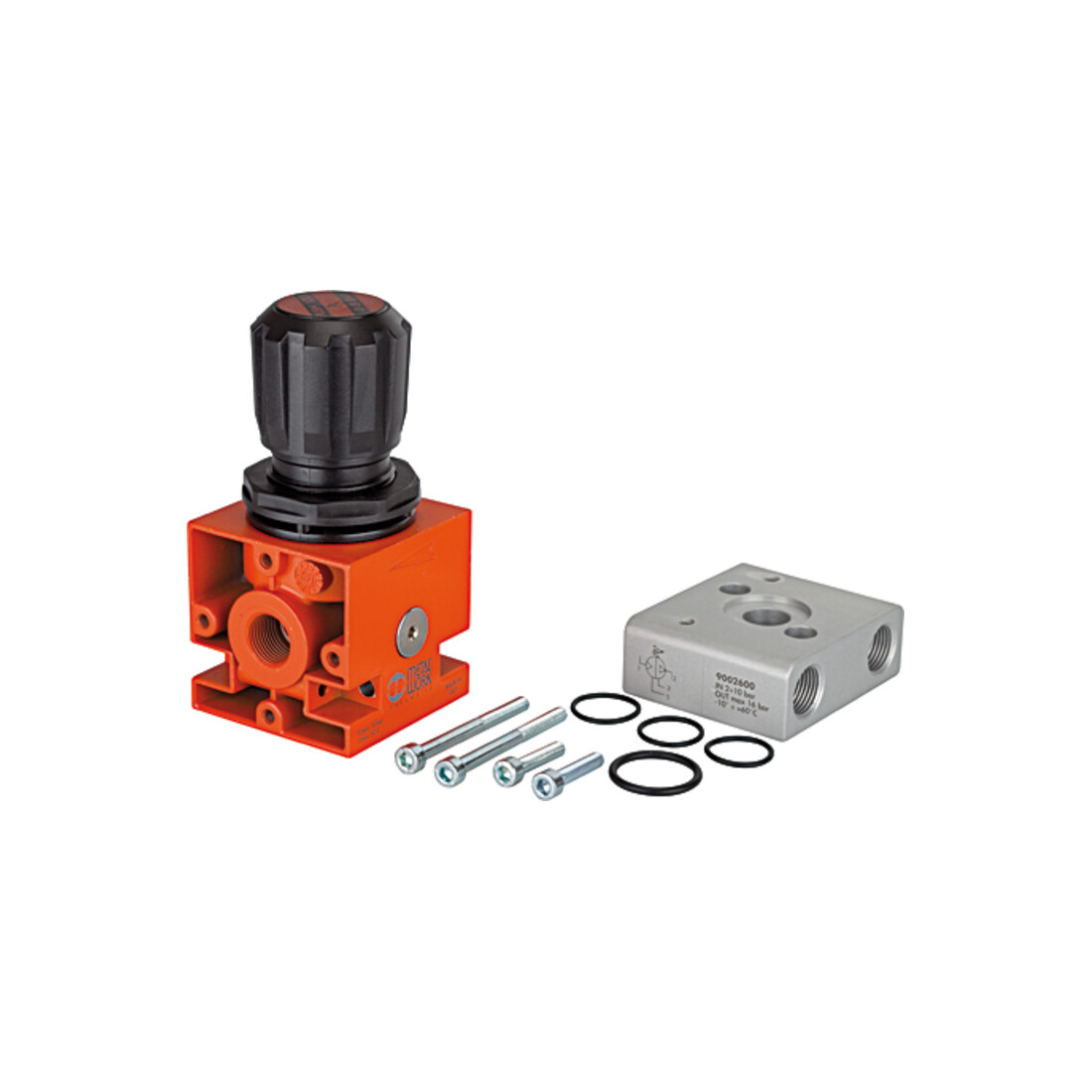 Riegler Unité de régulation (régulateur+adaptateur+fixations) pour Booster G3/8