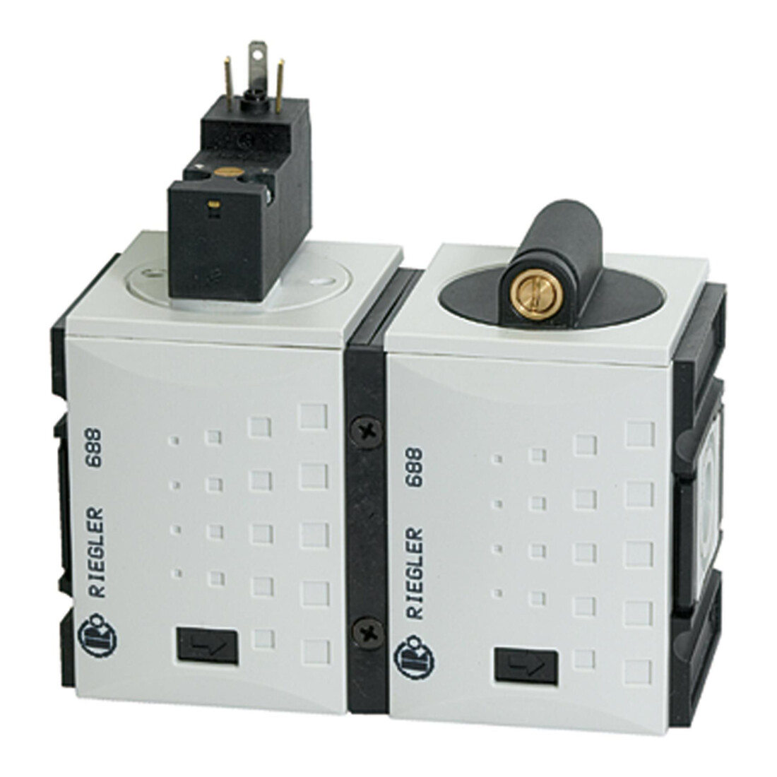 Riegler Unité de remplissage »FUTURA«, actionnement électrique, 230 V AC/50 Hz, BG 4, G 1